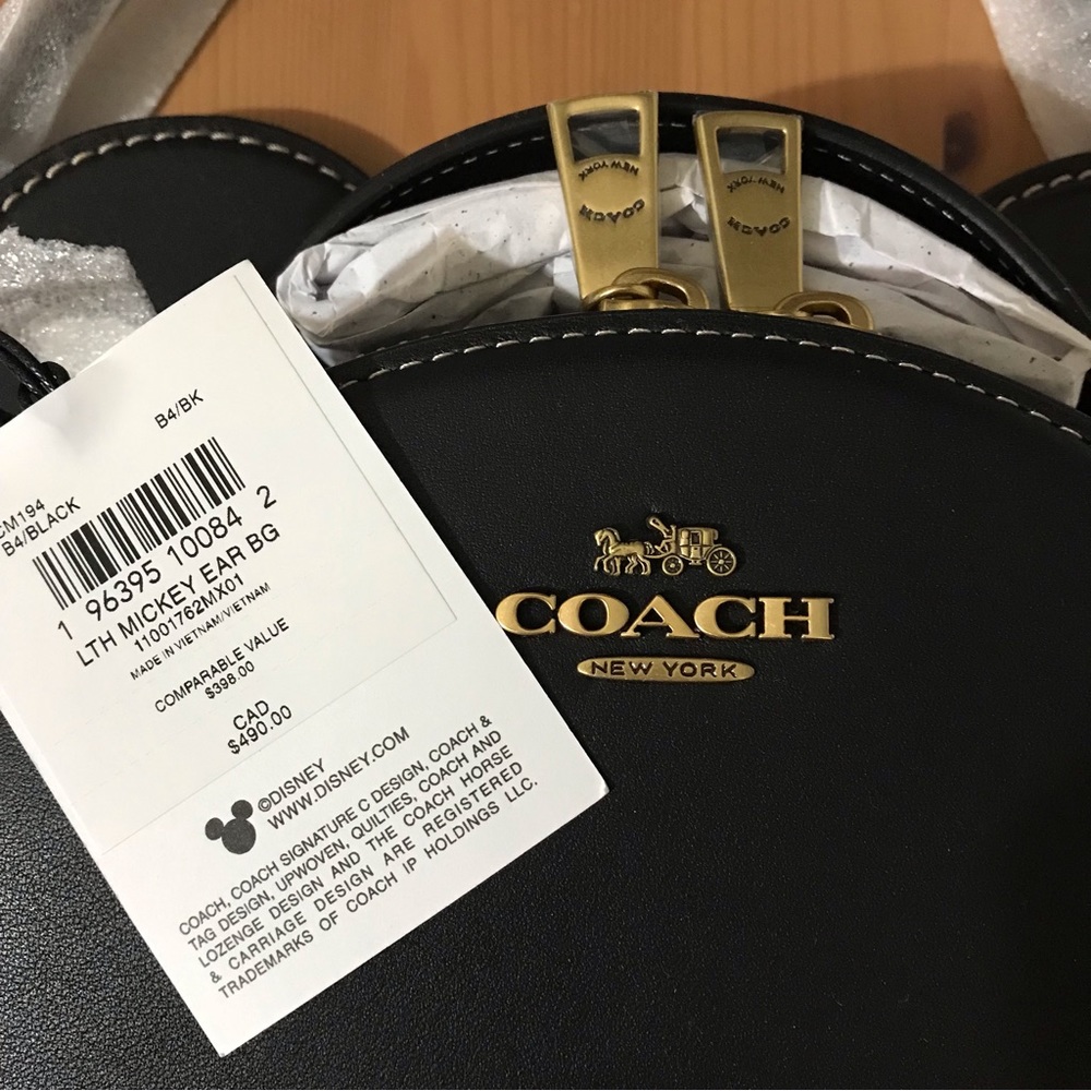 🐭 Disney X Coach Mickey Mouse Ear Bag - Picture 11 of 14
